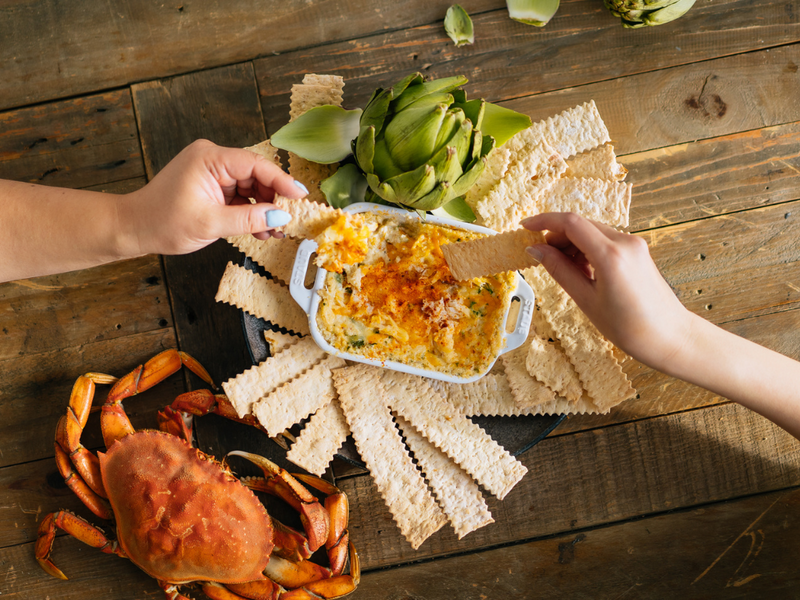 Wild Crab and Artichoke Dip