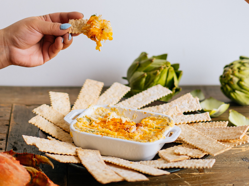 Wild Crab and Artichoke Dip