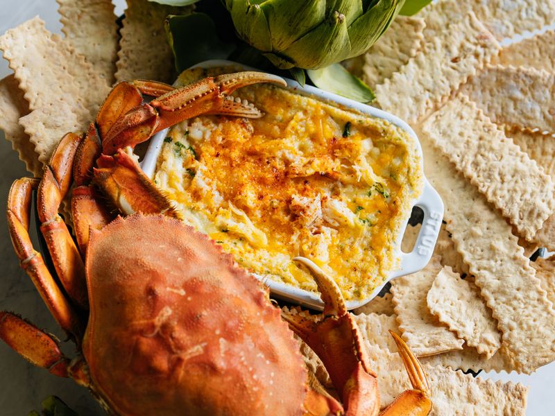 Wild Crab and Artichoke Dip